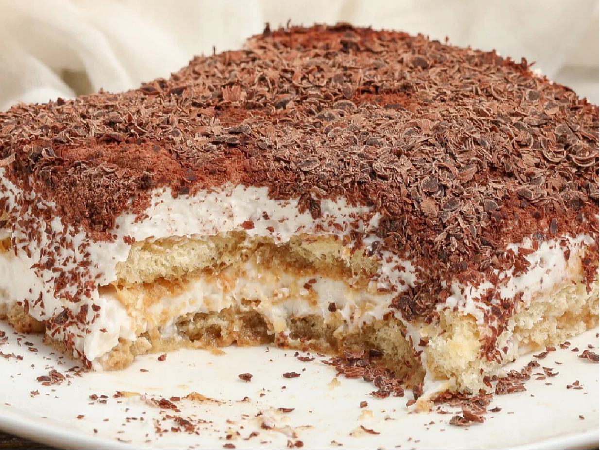 Tiramisù Simples com Bolacha Manteiga