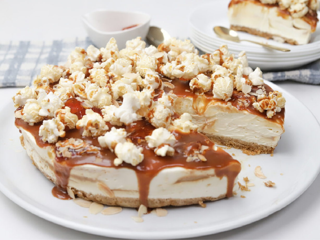Cheesecake Rápido de Bolacha Glucose